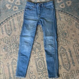 Madewell Women's Light Blue 10in High Rise Skinny Jeans